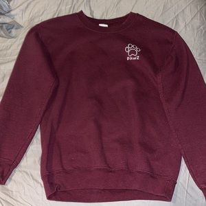 Maroon crewneck